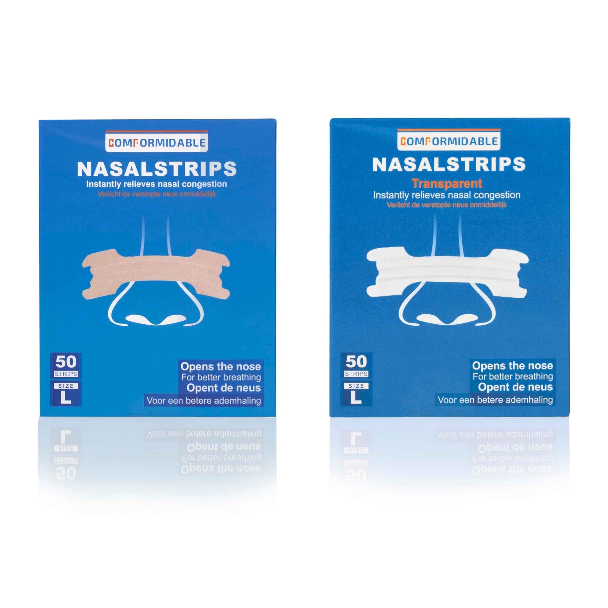 Bequemes Nasenstreifen-Paket