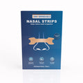 Voorkant van de Comformidable nasal strips verpakking met 100 strips
