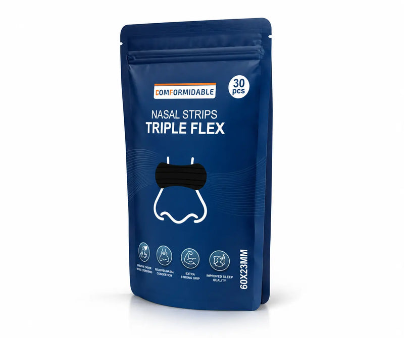 Comformidable® Schwarze Runde Nasenpflaster 30 Stück