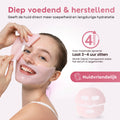 Collagen-Gesichtsmaske, die tiefenwirksam pflegt und für maximale Feuchtigkeitsversorgung 3 bis 4 Stunden lang getragen wird.