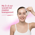 Kollagen-Gesichtsmaske, die tief nährt und 3 bis 4 Stunden getragen wird für maximale Feuchtigkeitszufuhr.