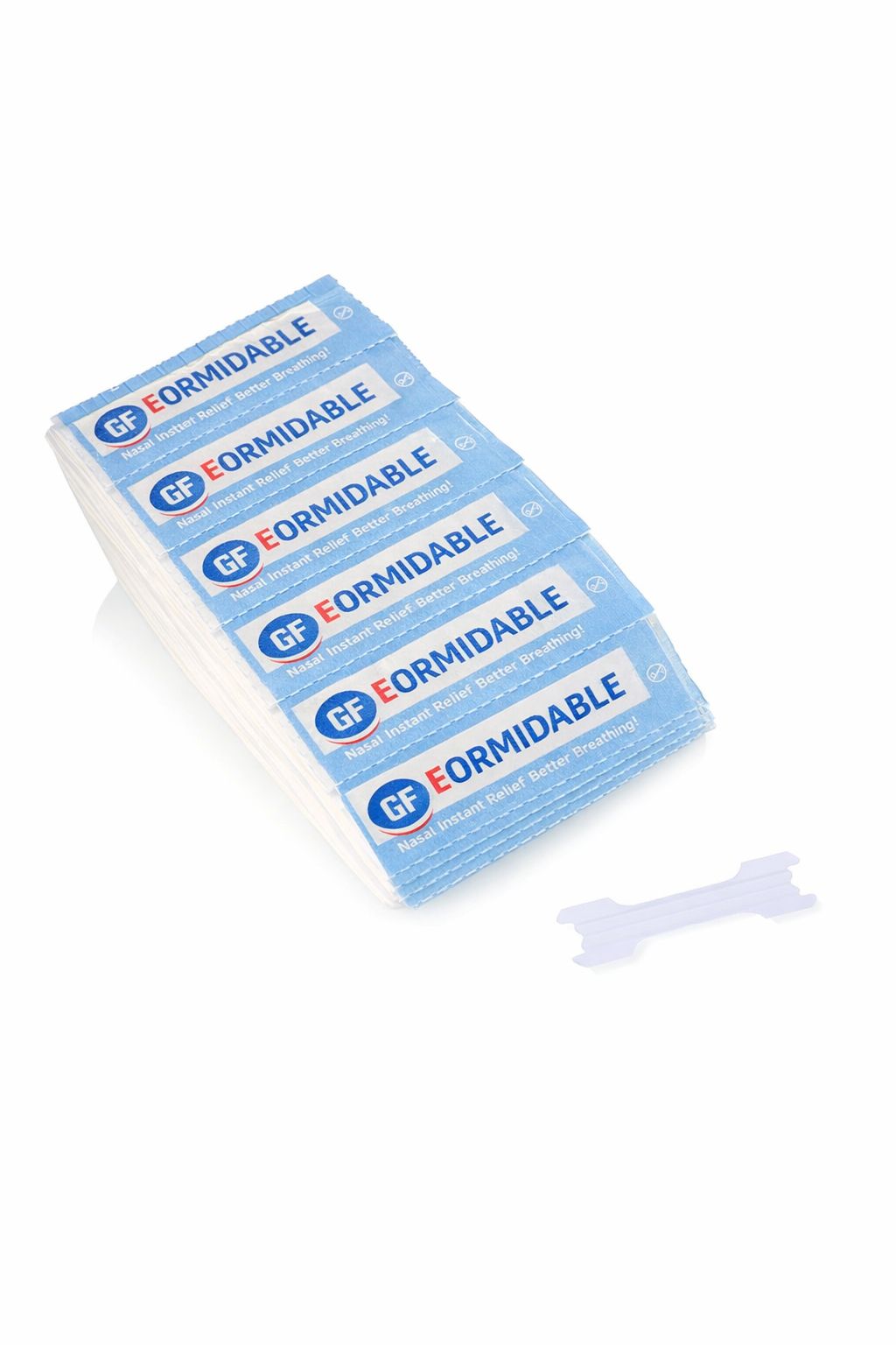 Losse rits met transparante Comformidable nasal strips – 90 stuks voor langdurig gebruik