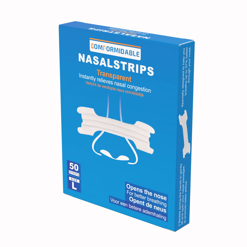 3D-verpakking van Comformidable transparante nasal strips 50 stuks