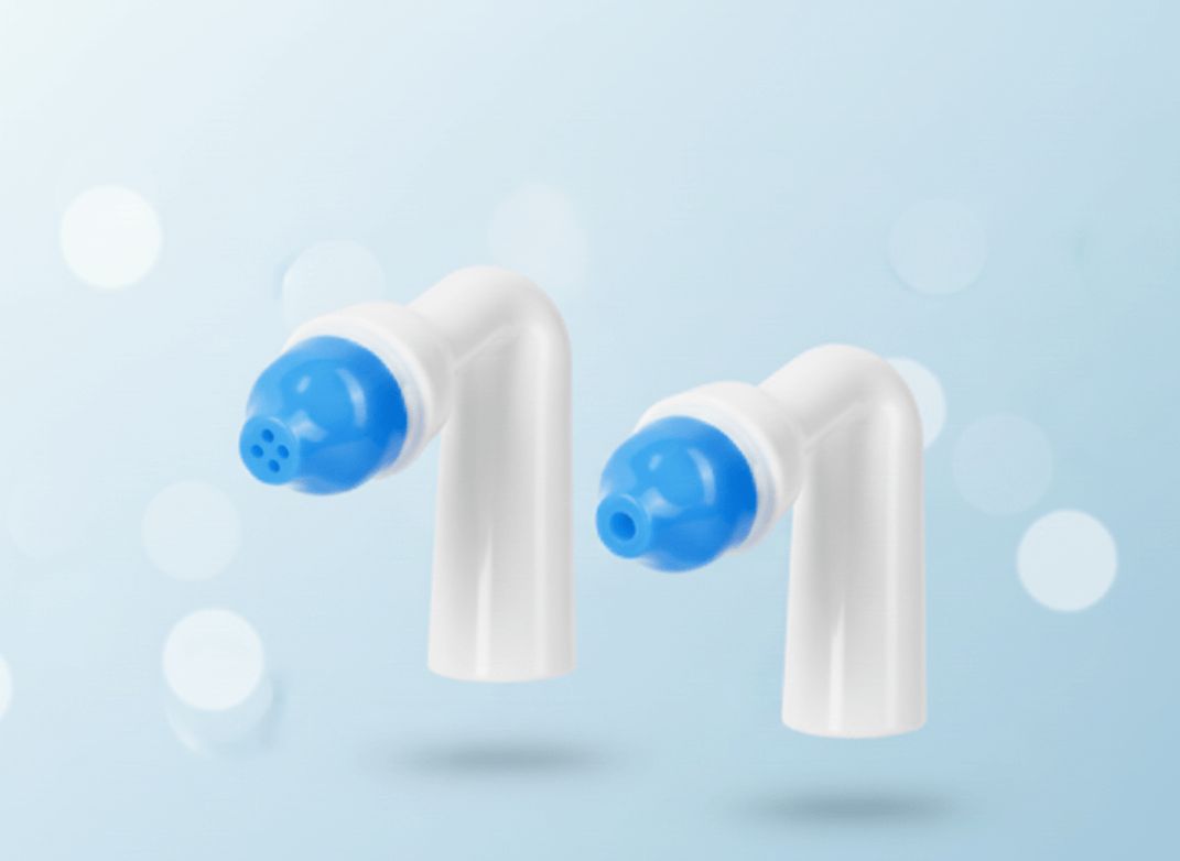 2 Aufsatzstücke, 2 Strahlstärken