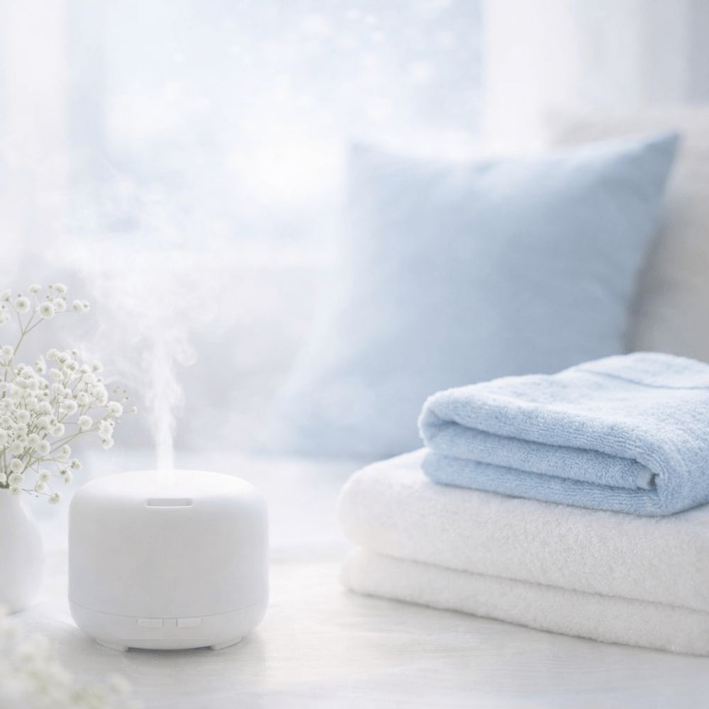 Comformidable Adem & Slaap categorie met luchtbevochtiger en handdoeken voor een optimale nachtrust.